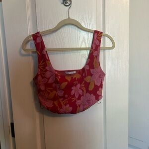 Zara Flower Crop Top